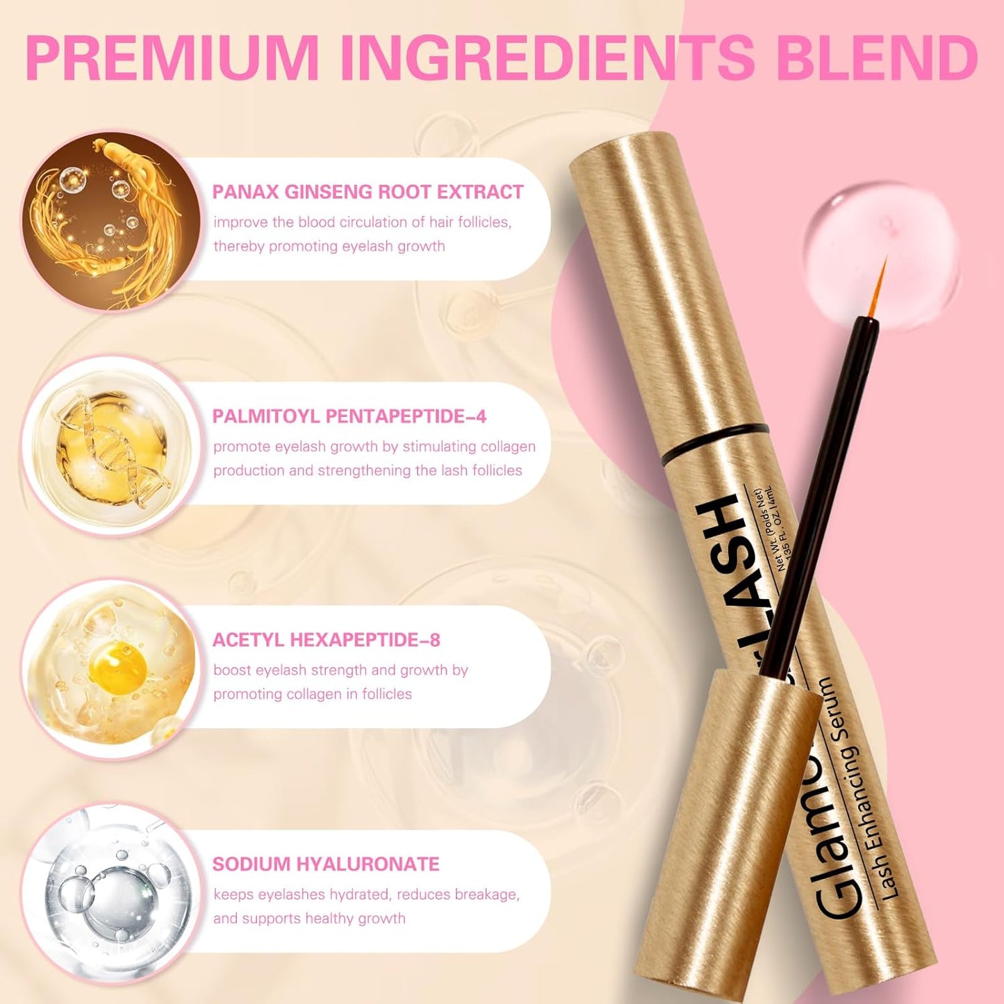 Skiennix Eyelash Growth Serum - Enhance Fuller, Longer, Stronger Lashes | 4ml
