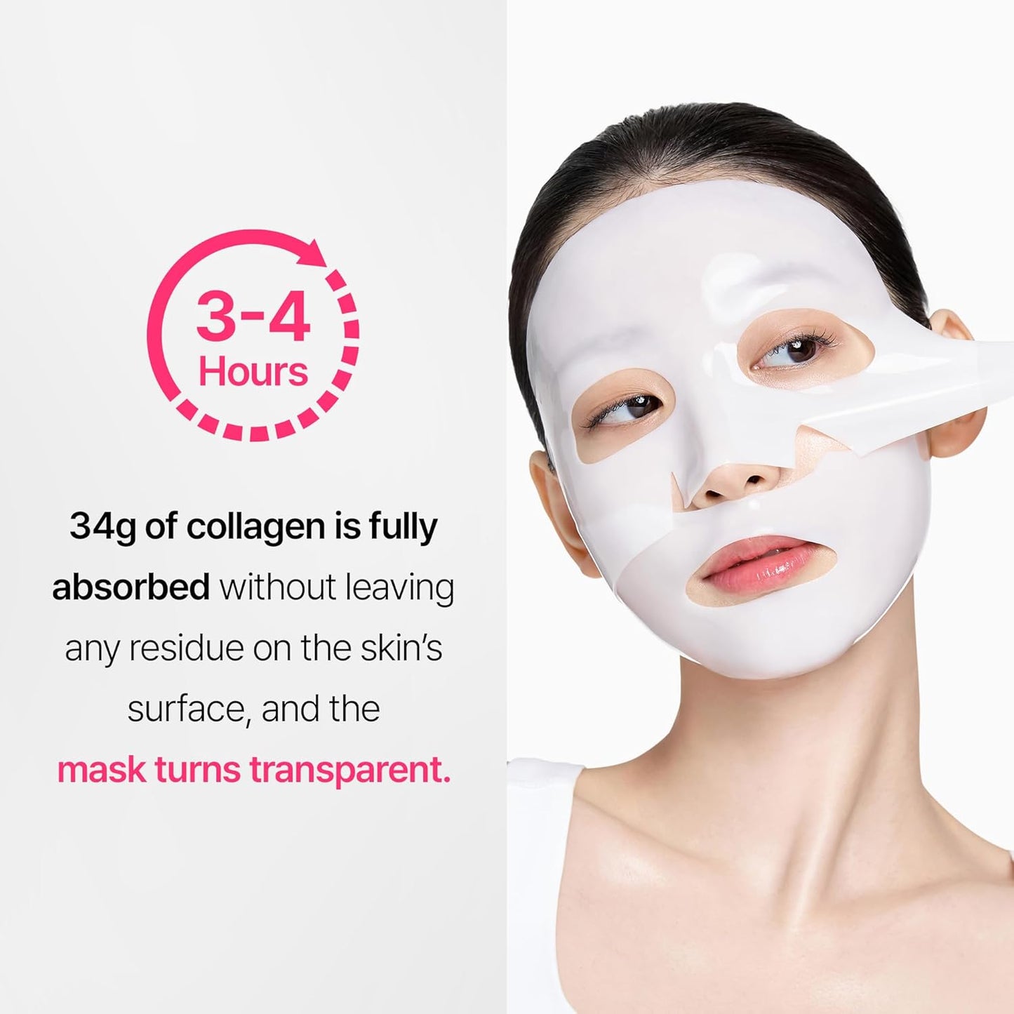 Skiennix Nano Step Collagen Melting Hydrogel Mask - Overnight Hydration & Firming Treatment | 4 Pack