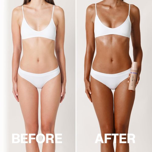 Bali Body Deep Violet Self-Tanning Mousse & Mitt Bundle - Streak-Free, Natural Bronzed Shade | Vegan & Cruelty-Free