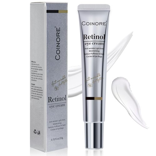 Regine Switzerland Retinol Under Eye Cream - Anti-Aging Formula for Dark Circles & Puffiness, 0.7 Fl Oz