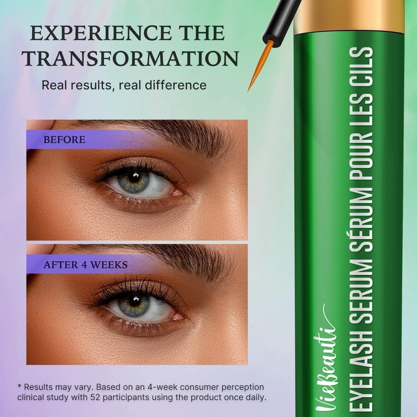 VieBeauti Eyelash Serum - Daily Conditioning for Healthier Lashes | Vegan & Cruelty-Free Formula