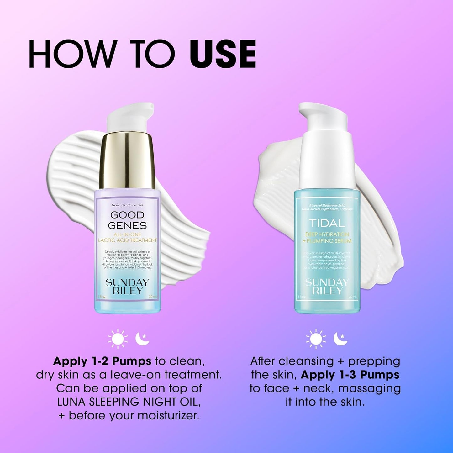 Sunday Riley Deep Dive Hydration Set - Ultimate Moisture Boost for Glowing Skin