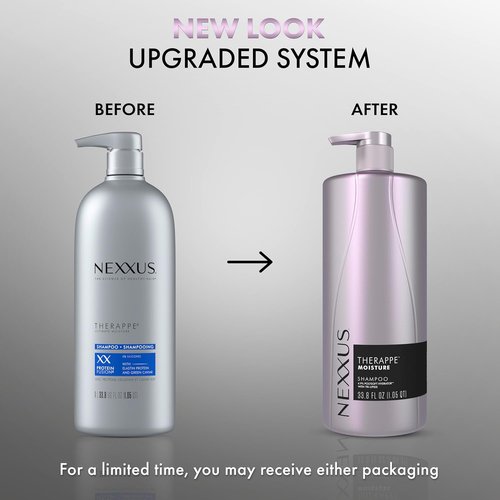 Nexxus Therapee Shampoo - Ultimate Moisture for Dry Hair | POLYSOFT HYDRATOR Technology, 33.8 oz