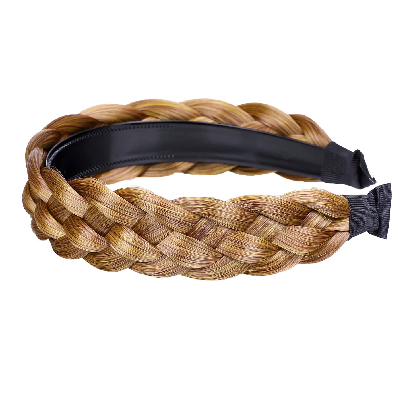 vowyore Braided Hair Hoop Synthetic 5 Strands Plaited Headband