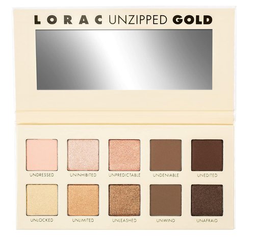 LORAC Unzipped Eyeshadow Palette - Versatile Matte & Glitter Finishes for Stunning Looks