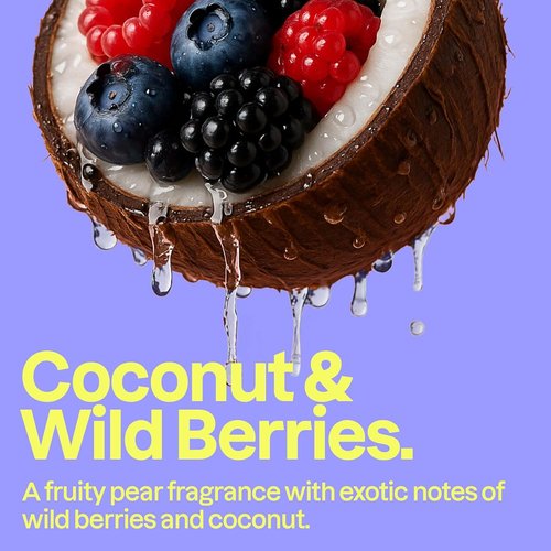 ATTITUDE Liquid Hand Soap - EWG Verified, Vegan & Plant-Based, Coconut & Wild Berries Scent | 16 Fl Oz