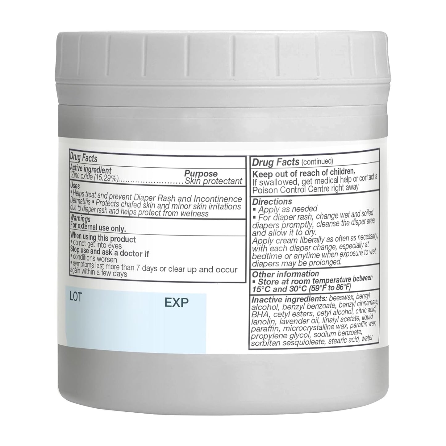 Sudocrem Diaper Rash Cream - Triple Action Soothing & Protective Paste with 15.29% Zinc Oxide | 14oz (400g)