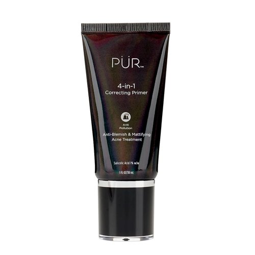PÜR MINERALS 4-in-1 Correcting Primer - Anti-Blemish & Mattifying Treatment for Flawless Makeup - 1 Fl Oz