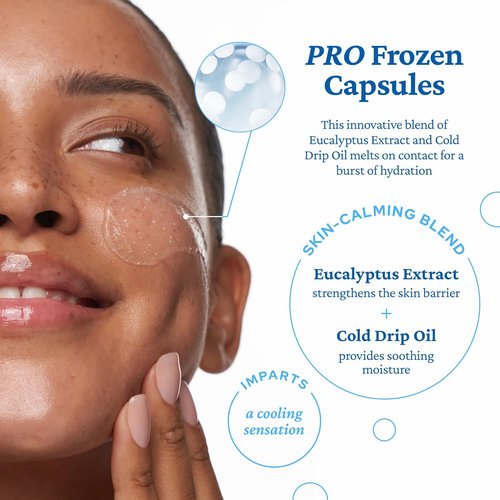 belif Aqua Bomb Frozen Gel Cream - Cooling Relief with Panthenol & Niacinamide - Daily Soothing & Hydrating Moisturizer, Depuff with Caffeine, Lightweight, Korean Skincare, 1.69 fl oz