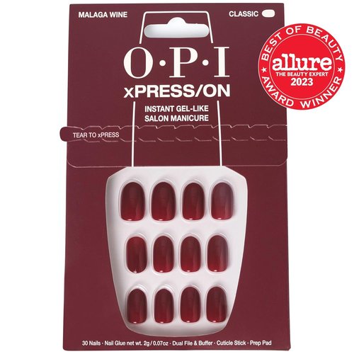OPI Press-On Nails - Professional Nail Art Kit | Short Round, Long Almond & Coffin Shapes