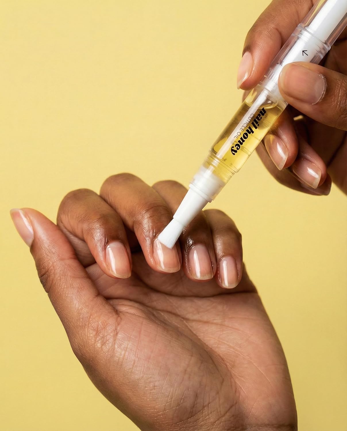 Twinkled T Nail Honey Cuticle Oil Pen - Organic Nail Growth Treatment for Dry Cuticles & Brittle Nails | 2ml