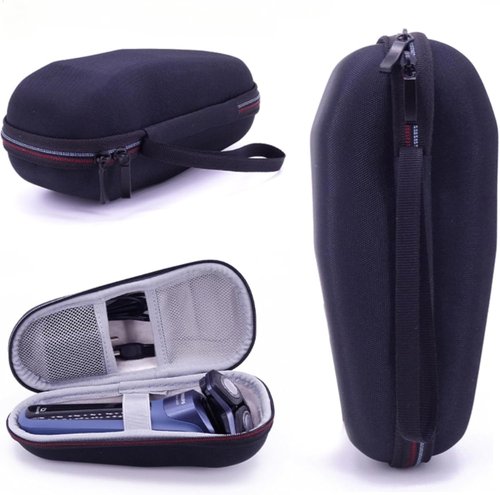 Philips Norelco Hard Storage Case | Travel Carry for Shaver Models 2100-7100 - Black, 1 Pack