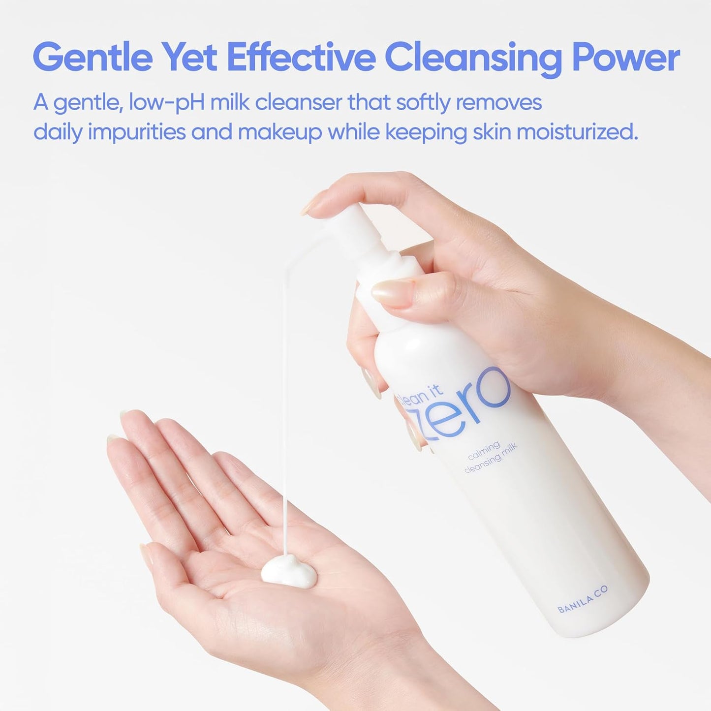 BANILA CO Clean It Zero Calming Cleansing Milk - Vegan Makeup Remover for Sensitive Skin | Oat & Rice Protein, Centella Asiatica (200ml / 6.76 fl oz)