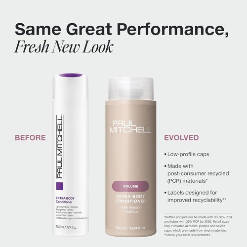 Paul Mitchell Extra-Body Conditioner - Adds Bounce & Fullness for Fine Hair, 33.8 Fl Oz