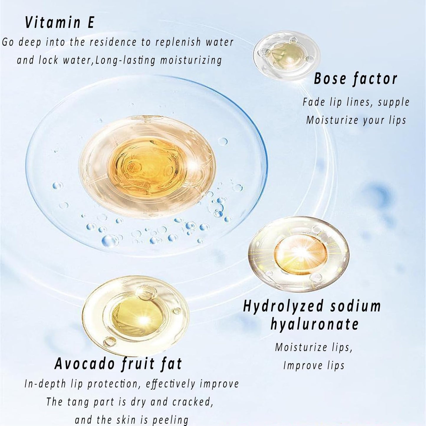 Skiennix Hyaluronic Acid Lip Balm - Hydrating & Soothing Formula | 2 Pack for Soft, Smooth Lips