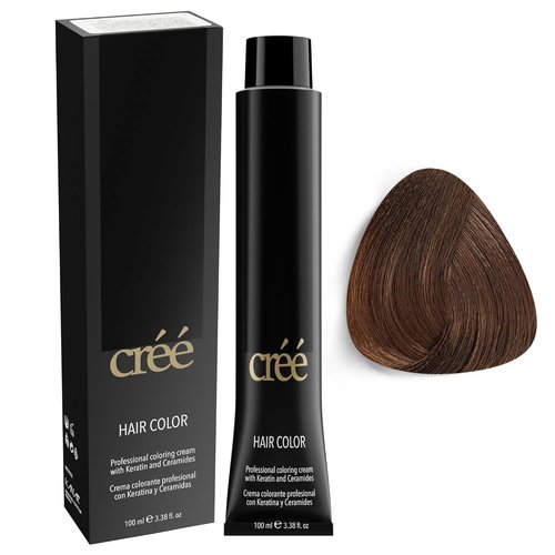 Cree Professional Cinnamon Permanent Hair Color - Long Lasting Gray Coverage - 100ml | 3.4 fl. oz.