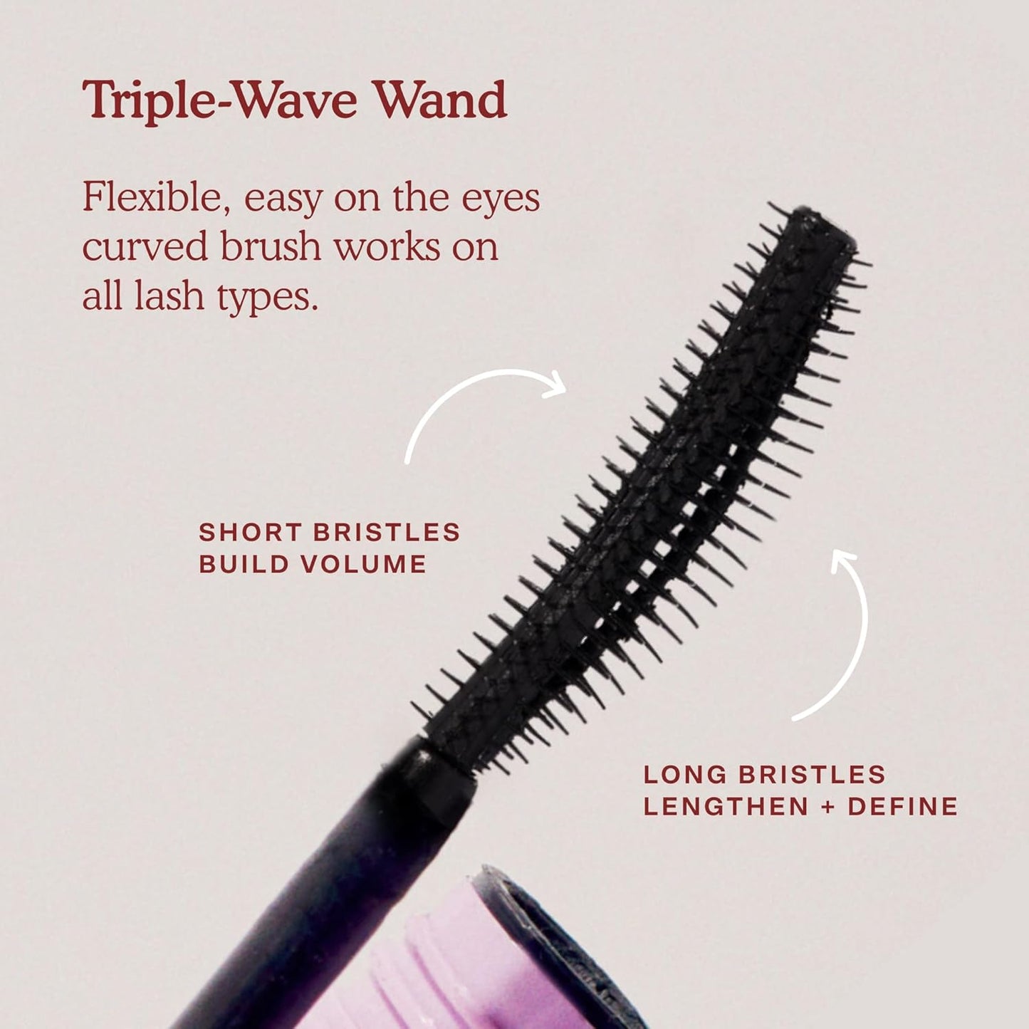 Tower 28 MakeWaves Vegan Black Mascara - Volumizing & Lengthening for Sensitive Eyes | Humidity-Proof Lift (0.29 oz)