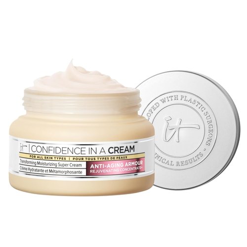 IT Cosmetics Confidence In A Cream - Hydrating Anti-Aging Face Moisturizer, 48H Hydration & Skin Repair