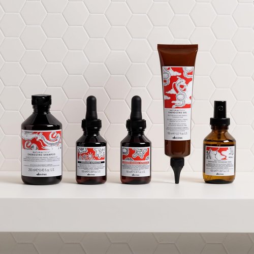 Davines Naturaltech Energizing Shampoo - Stimulating Formula for Thinning Hair & Hair Loss | 8.45 Fl Oz