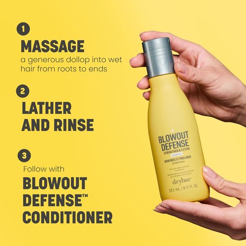 Drybar Blowout Defense Shampoo - Strengthen & Extend Your Hair | 8.5 Fl Oz