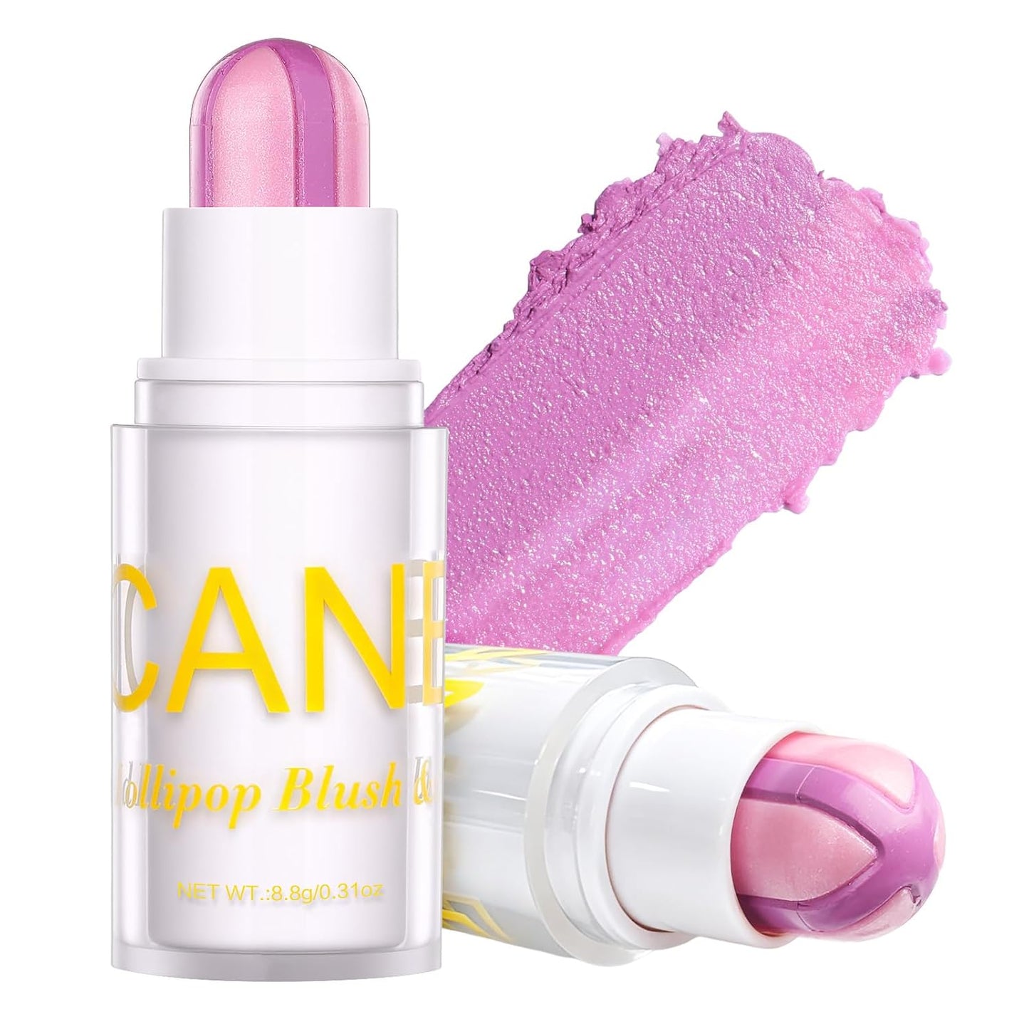 UCANBE Cream Blush Stick - Purple Duo-Tone Multi-Use Makeup for Cheeks & Lips | Hydrating, Lightweight, Long-Wearing