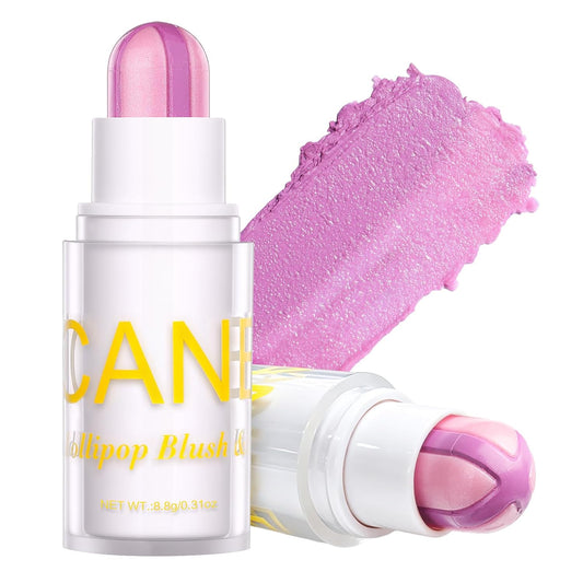UCANBE Cream Blush Stick - Purple Duo-Tone Multi-Use Makeup for Cheeks & Lips | Hydrating, Lightweight, Long-Wearing
