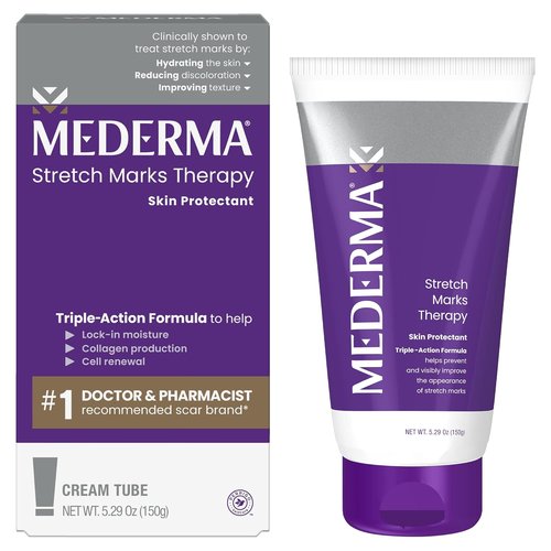 Mederma Stretch Marks Therapy - Prevents & Treats Stretch Marks, Safe for Pregnancy, 5.29 oz (150g)