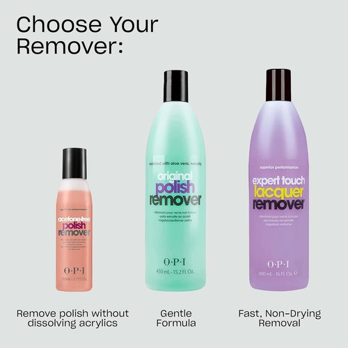 OPI Nail Polish Remover - Non-Drying Formula for Gentle and Effective Removal