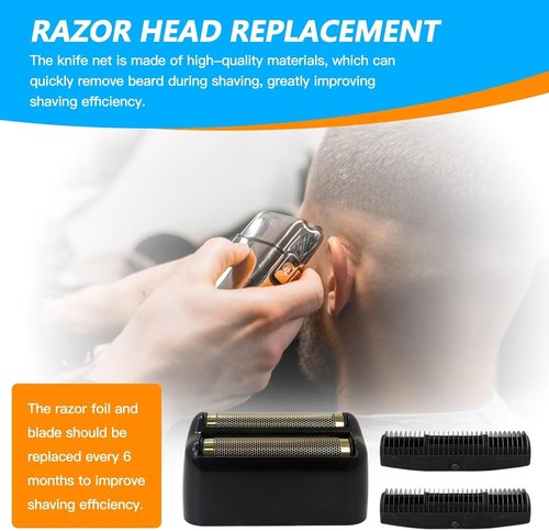 Babyliss Pro FX3 Replacement Foil Cutter Head - Gloss Black Shaver Accessory | #FXRF2G