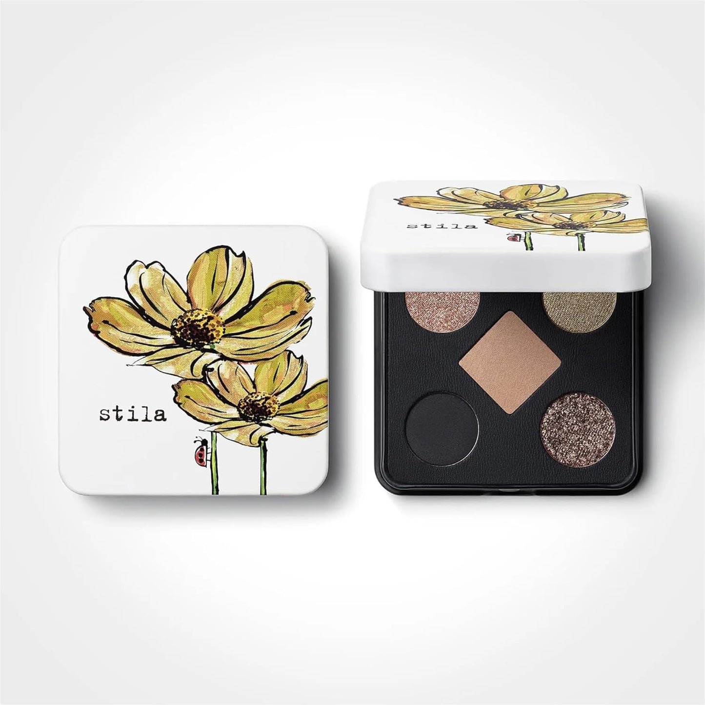 Stila Pocket Play™ Eye Shadow Palette - 5 Blendable Silky Shades for Eyes, Face & Highlight | Travel-Friendly Compact