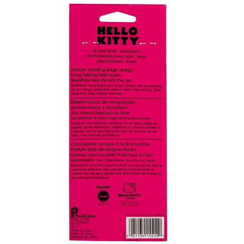 Hello Kitty Air Freshener - Strawberry Scent - 2 Pack