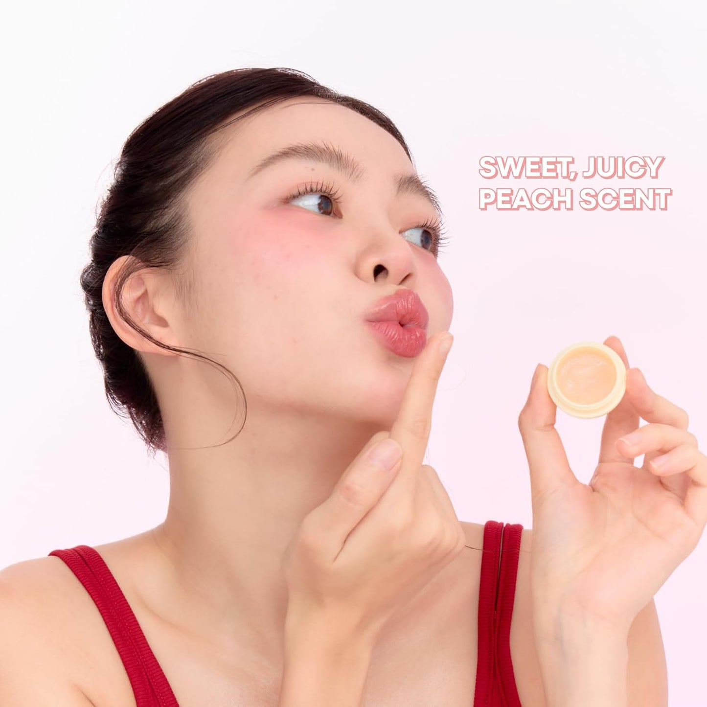 TONYMOLY Mini Peach Lip Balm, Moisturizing & Hydrating Korean Lip Care, Long-Lasting Travel-Friendly Formula with Peach Scent, Giftable Lip Care