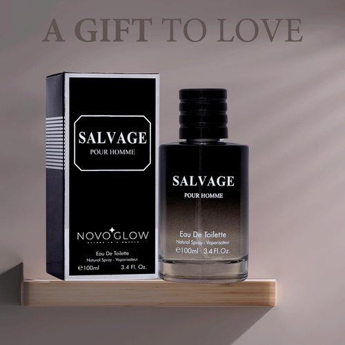 Salvage for Men Eau De Toilette Spray - Refreshing & Warm Masculine Scent | 3.4 Oz Daily Cologne