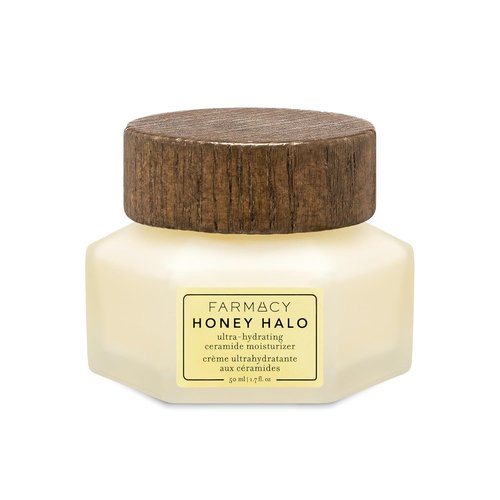 Farmacy Ceramide Face Moisturizer - Honey Halo Ultra Hydrating Formula with Buckwheat Honey & Ceramides - Restores Barrier & Replenishes Dryness (50ml)