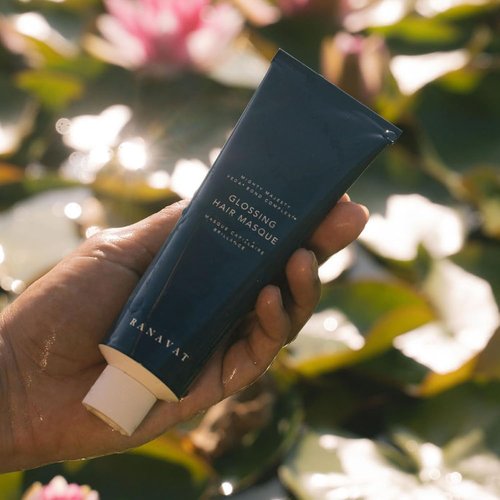 RANAVAT Glossing Hair Mask - Repair Damaged Hair with Hyaluronic Acid & Moringa Oil | Vegan & Cruelty-Free (5 oz)