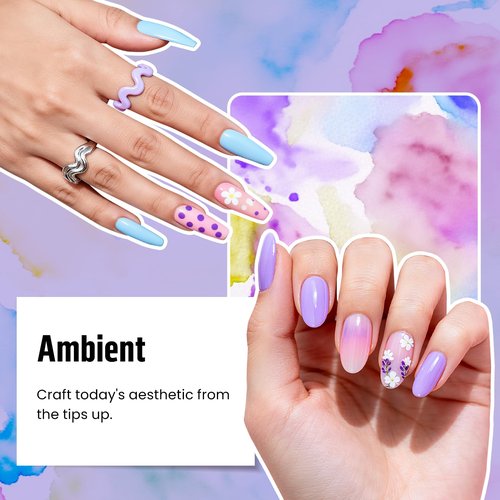 Phoenixy Gel Nail Polish Kit with UV Light, 66Pcs Gel Nail Kit 50 Vibrant Colors for All Seasons & Occasions 5Pcs Base & Top Coat DIY Manicure Set for Home Use Gifts for Women and Teen Girls