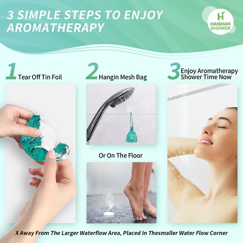 Shower Steamers Aromatherapy, Easter Basket Stuffers for Adults, Organic Eucalyptus & Mint Essential Oil, 5-Pack Shower Bombs Birthday Gifts for Women & Men, Gifts for Wife Coworkers Girlfriend