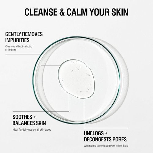 Grown Alchemist Gentle Gel Facial Cleanser (200ml) Natural Face Wash. Hydrating Bergamot & Rosebud Exfoliating with Willow Bark, a Salicylic Acid Alternative.