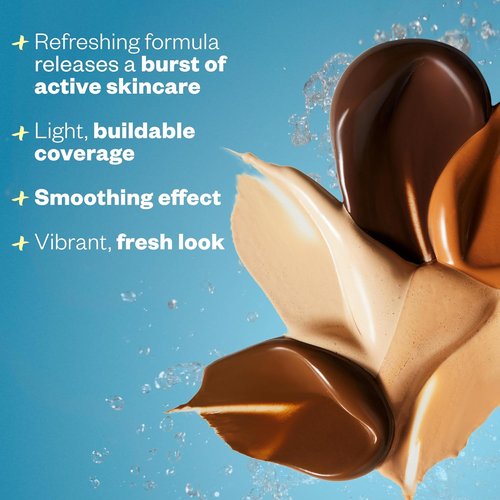 Kosas BB Burst Tinted Face Gel Cream - Hydrating, Collagen-Supporting Formula - Deep Neutral Cool 41 (1 Oz/30 ML)