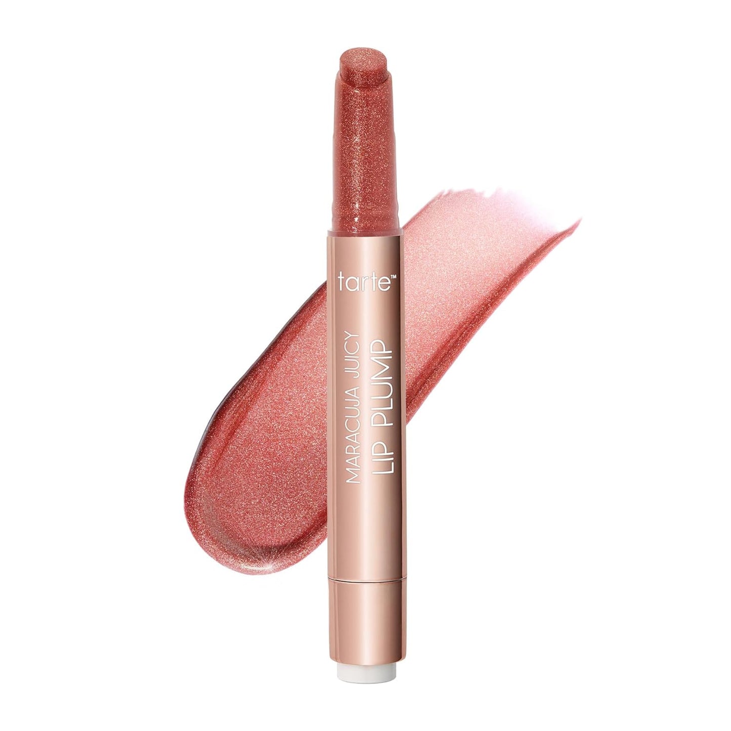 Tarte Maracuja Juicy Shimmer Glass Lip Plump - Hydrating & Volumizing Lip Gloss Balm with Hyaluronic Acid & Vitamin E | Vegan & Cruelty-Free