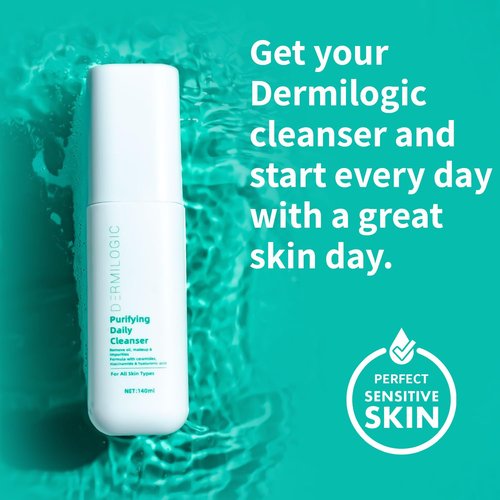 **Purifying Daily Cleanser - Deep Cleanse & Hydrate | Niacinamide, Ceramides & Hyaluronic Acid**