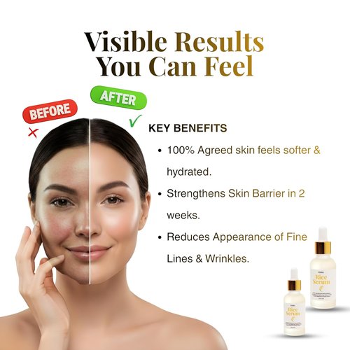NIMBA Rice Serum for Glass Skin - Premium Anti-Aging Face Serum with Tremella & Sweet Potato Extract | Deep Hydration & Skin Barrier Support