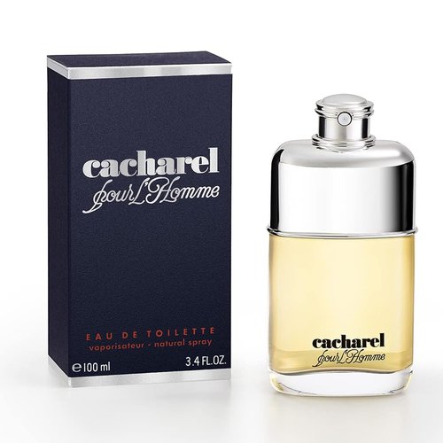 Cacharel Pour L'Homme Cologne - Woody & Spicy Fragrance with Cedar Wood & Bergamot | 3.4 Fl Oz