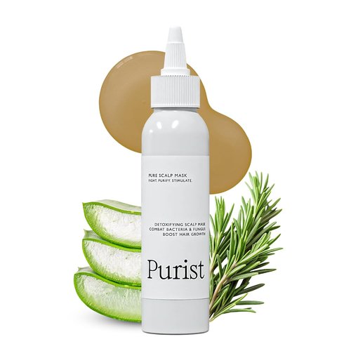Antifungal Antibacterial Scalp Mask by [Brand Name] - Natural Detox Treatment for Hair Growth | Nourishing Aloe, Neem & Rosemary