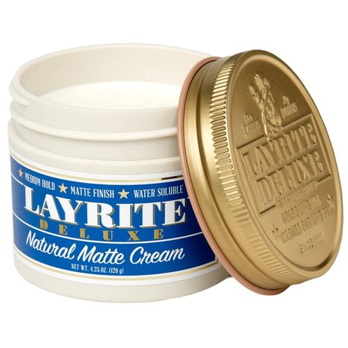 Layrite Natural Matte Cream - Lightweight Styling Cream for a Natural Look | 4.25 Ounce