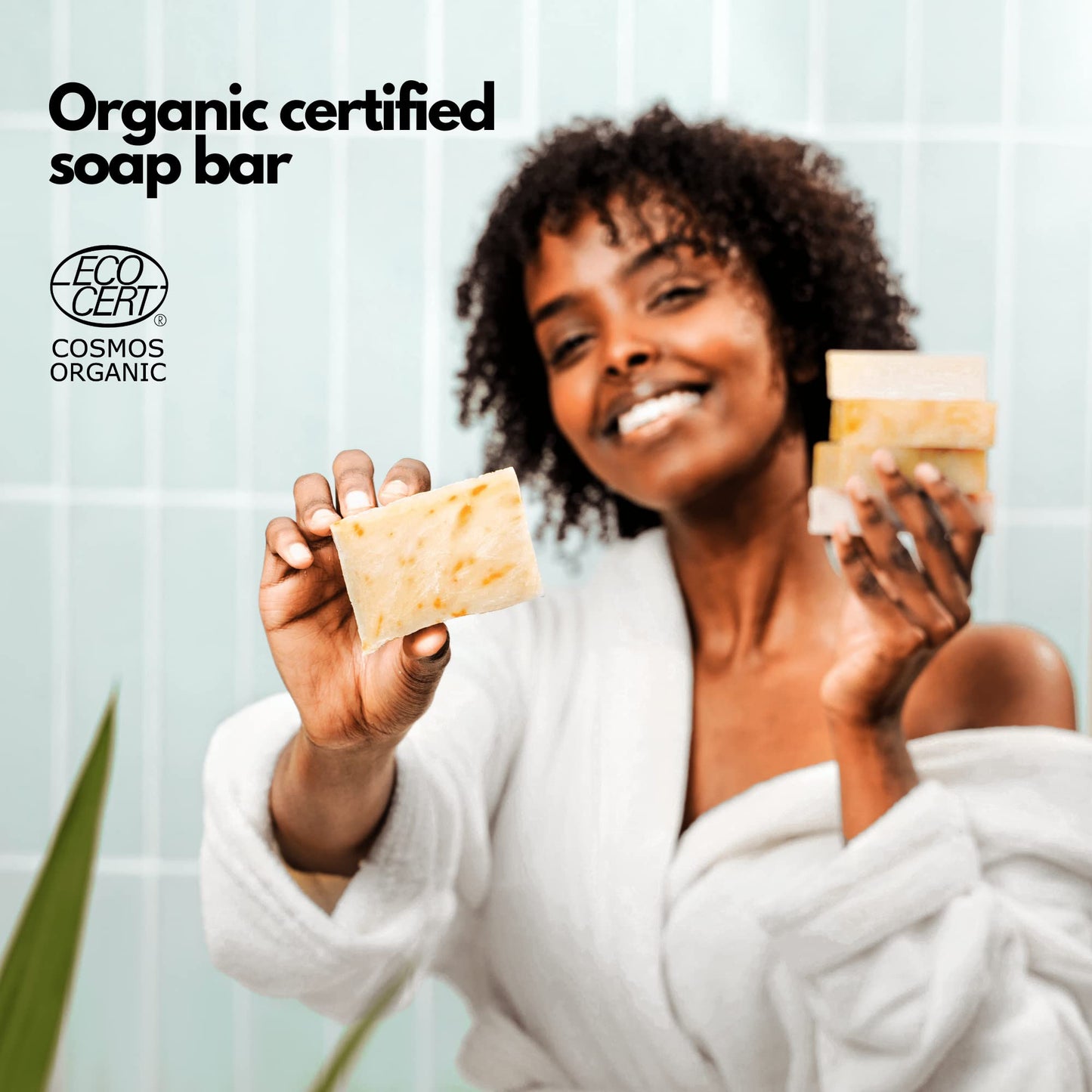 SoapFactory Organic Baby Soap Bar with Calendula, 100% Natural Certified, perfect for Sensitive Skin, Vegan, Cruelty Free, Handmade, 3.88 ounce