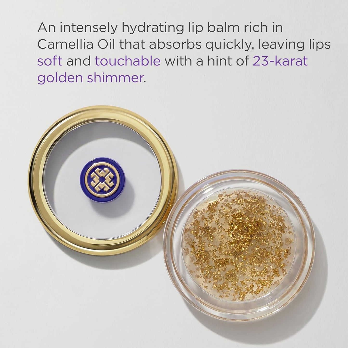 Tatcha Camellia Gold Spun Lip Balm - Nourishing & Hydrating Formula, 6g | 0.21 oz