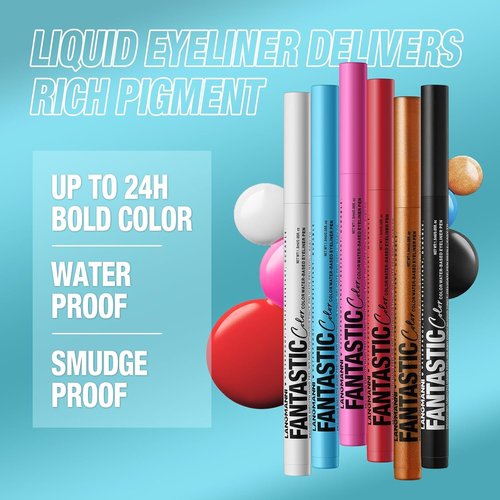LANGMANNI Matte Liquid Eyeliner Set - 12 Neon Colors, Long-Lasting, Smudgeproof & Waterproof | Perfect Gift for Girls