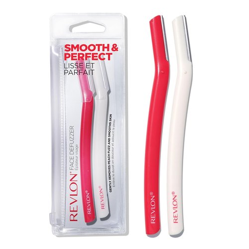 Revlon Face Defuzzers - High Precision Hair Removal & Dermaplaning Blades | Smooth Skin, 2 Count
