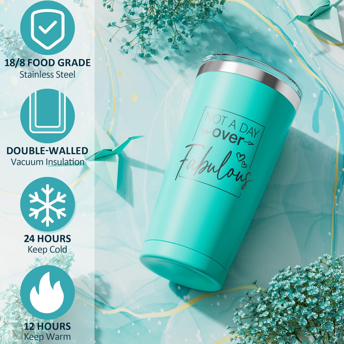 MAYICIVO 8PCS Ocean Relaxing Spa Gifts Basket Set for Women, Self Care Gifts Unique Happy Birthday Gifts Idea for Mom Her Best Friends Sister Wife Girlfriend Coworker Teacher